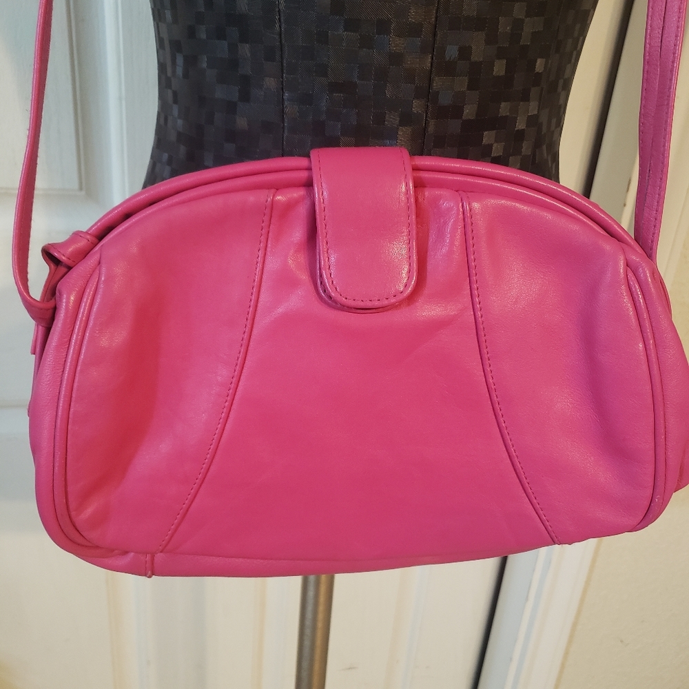 Pink crossbody purse